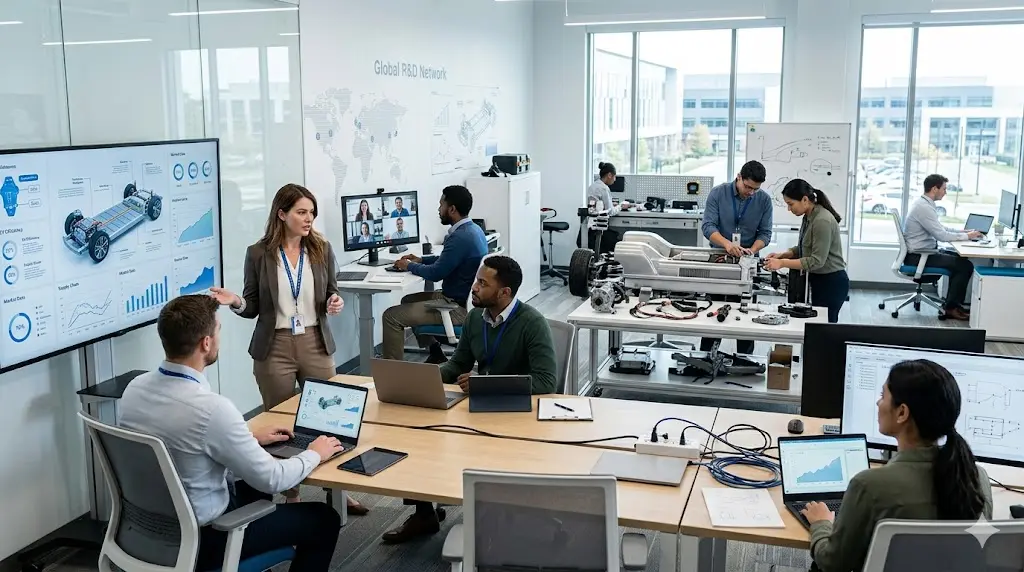 Global Research on Hybrid Workplaces in the Automotive Industry