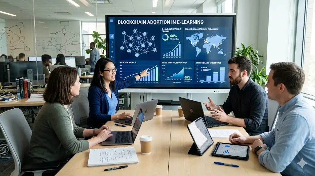 Research Findings About E Learning in Blockchain Adoption
