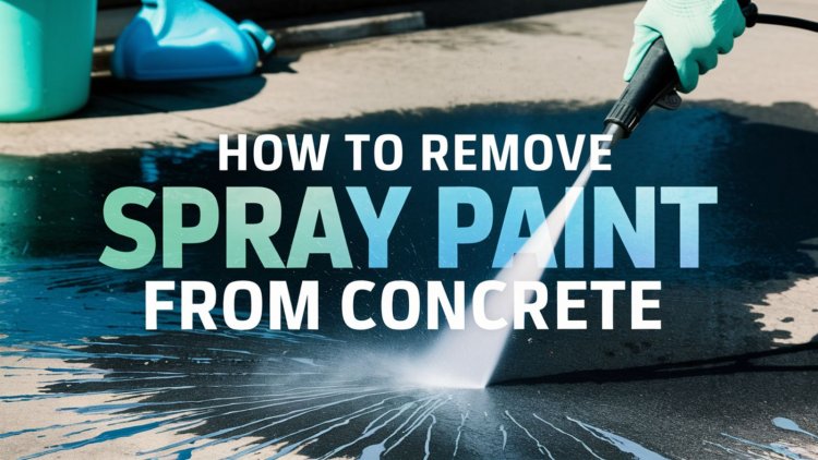 How to Remove Spray Paint from Concrete